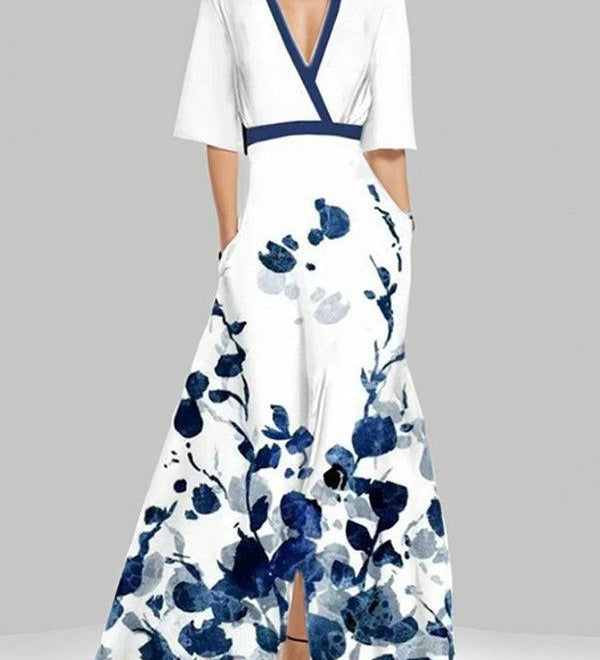 Mathilda | Elegants Set Maxi Midikleid Glamour für die Küste