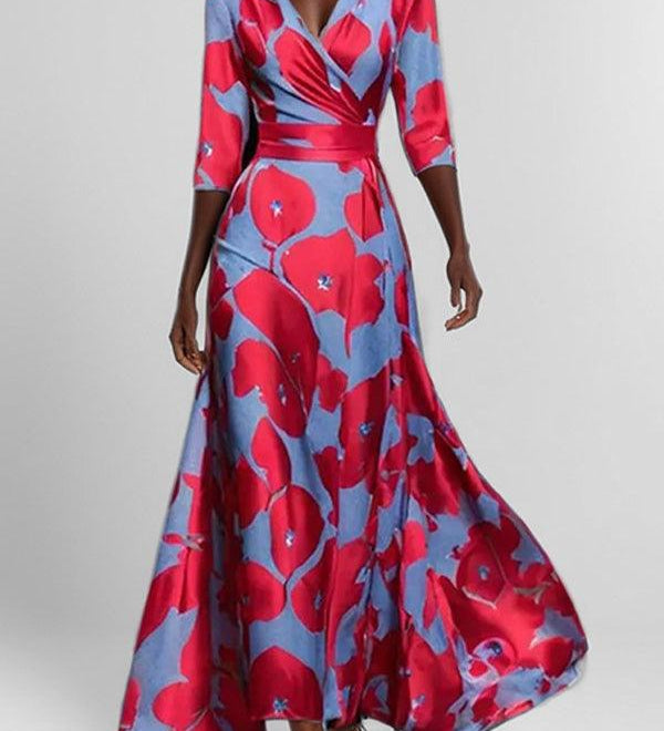 Mathilda | Elegants Set Maxi Midikleid Glamour für die Küste