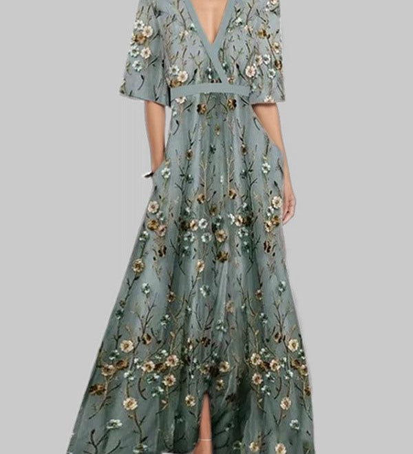 Mathilda | Elegants Set Maxi Midikleid Glamour für die Küste