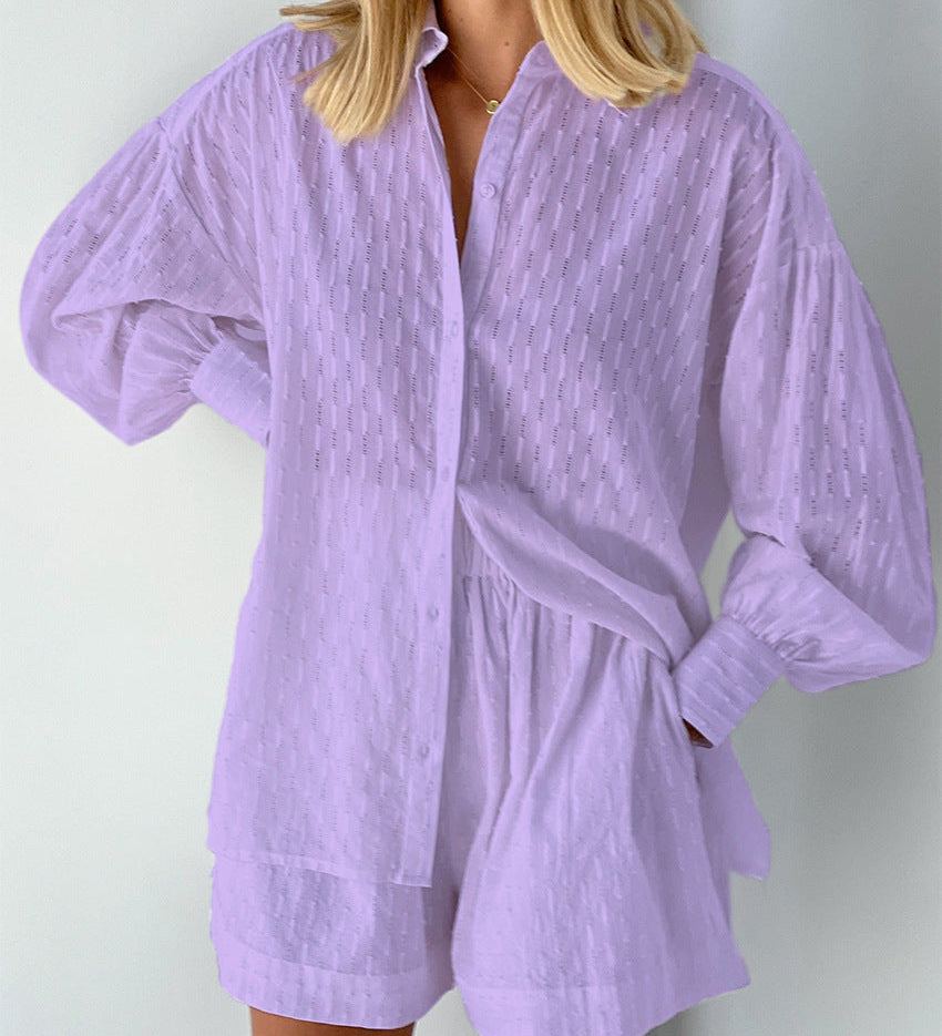 Marlene | Leichtes Blusen- und Shorts-Set