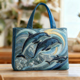 Handgefertigte Delfin-Tasche aus dem Ozean – Letzte Kollektion