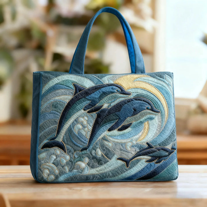 Handgefertigte Delfin-Tasche aus dem Ozean – Letzte Kollektion