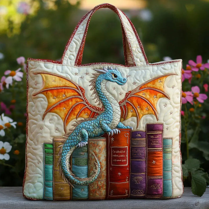 Gepolsterte Tasche Drache Hüter der Bücher – Für Bücherliebhaber