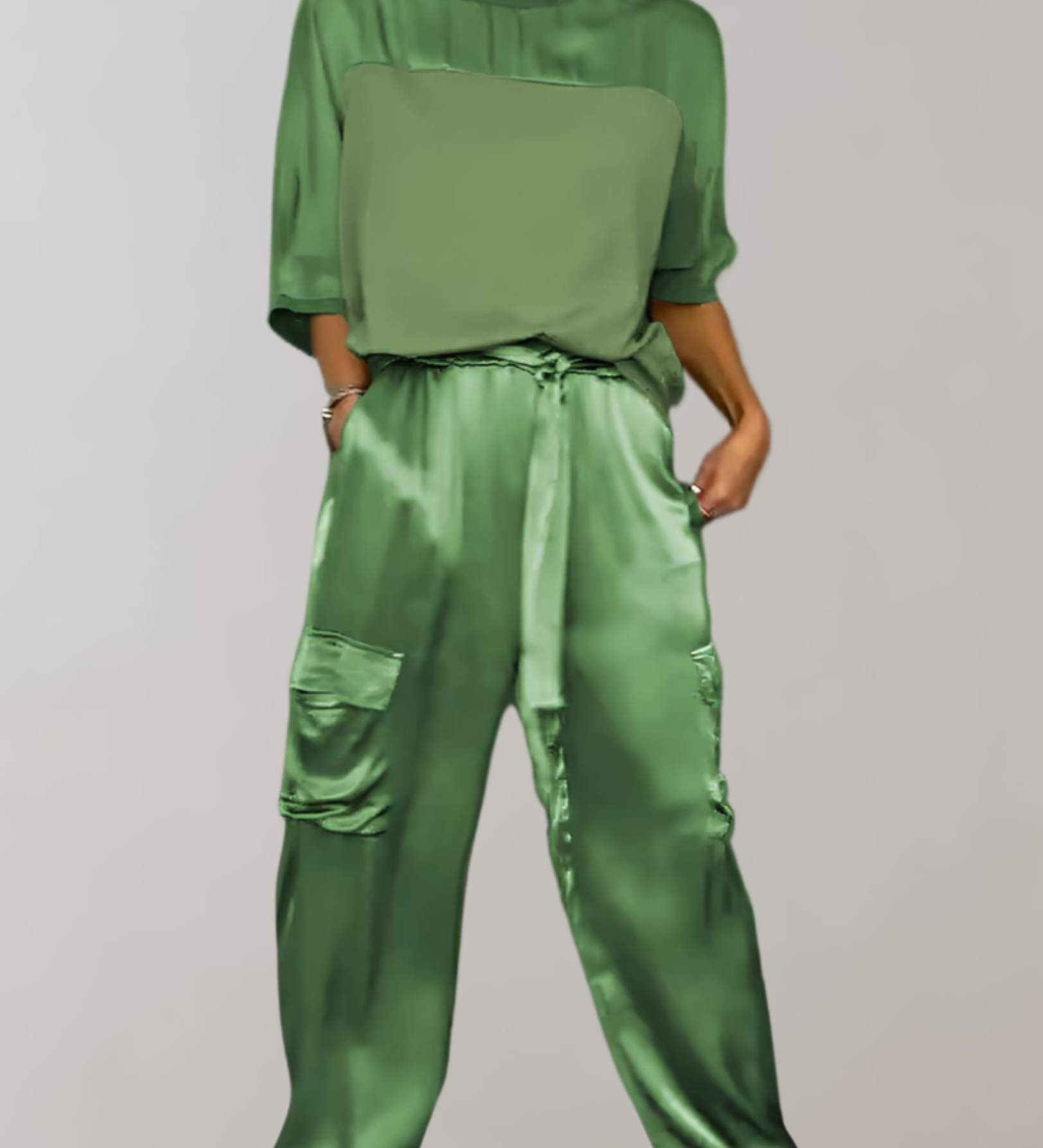 Frieda | Cargo-Lounge-Set aus Seide