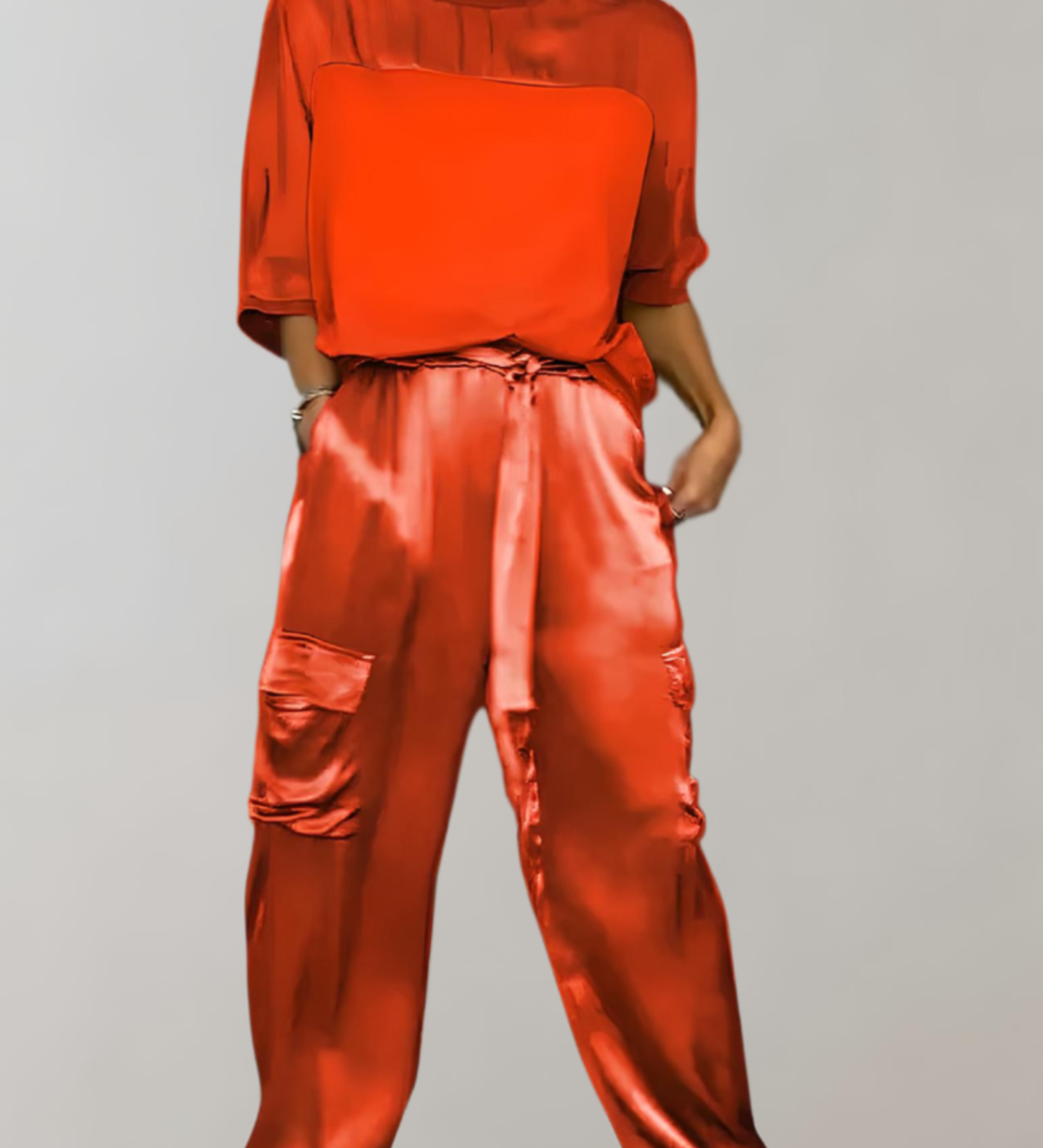 Frieda | Cargo-Lounge-Set aus Seide