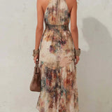 Frieda | Midikleid mit zart mit Blumenmuster Vintage