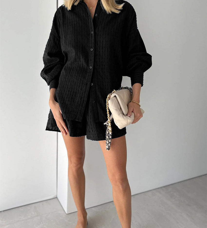 Marlene | Leichtes Blusen- und Shorts-Set