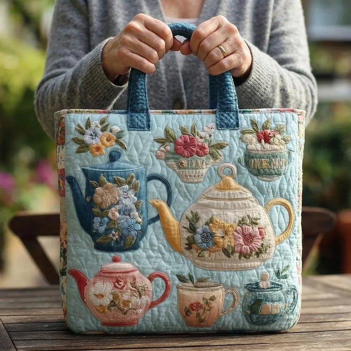 Blumenmuster Stepptasche – Zwei Größen