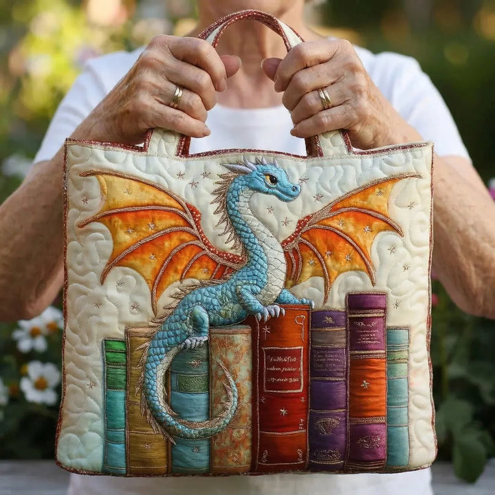 Gepolsterte Tasche Drache Hüter der Bücher – Für Bücherliebhaber