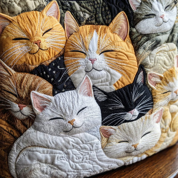 Gestepptes Katzen-Schlafsäcke – Geräumig und Leicht