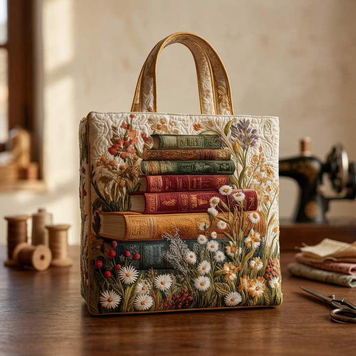 Handgefertigte Tasche mit Blumenmuster – Elegant und Praktisch