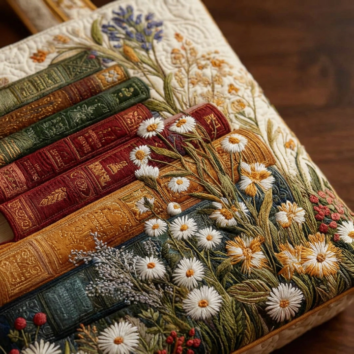 Handgefertigte Tasche mit Blumenmuster – Elegant und Praktisch