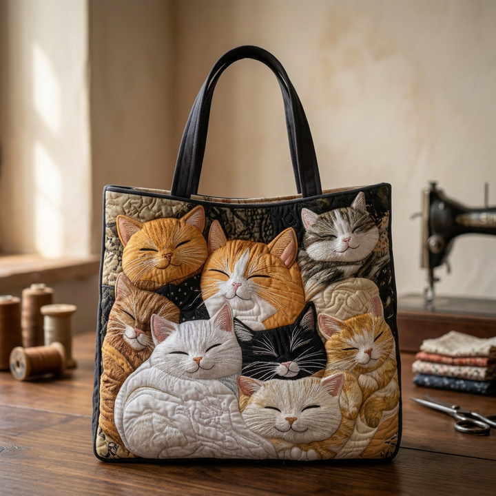 Gestepptes Katzen-Schlafsäcke – Geräumig und Leicht