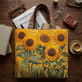 Handgefertigte Sonnenblumen-Tasche – Elegant und Praktisch