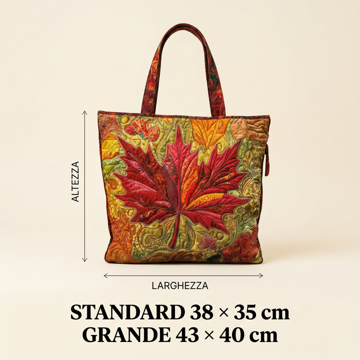 Handgefertigte Tasche Ahorn im Sonnenuntergang – Elegant und Praktisch
