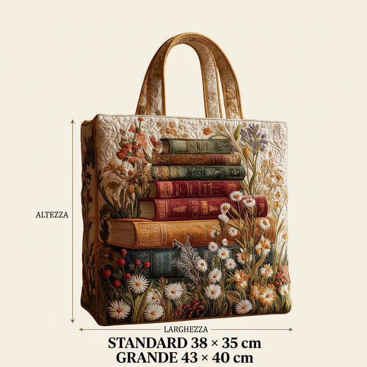 Handgefertigte Tasche mit Blumenmuster – Elegant und Praktisch