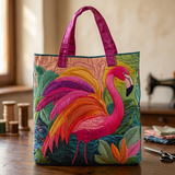 Handgefertigte Regenbogen-Flamingo-Tasche – Geschenkidee