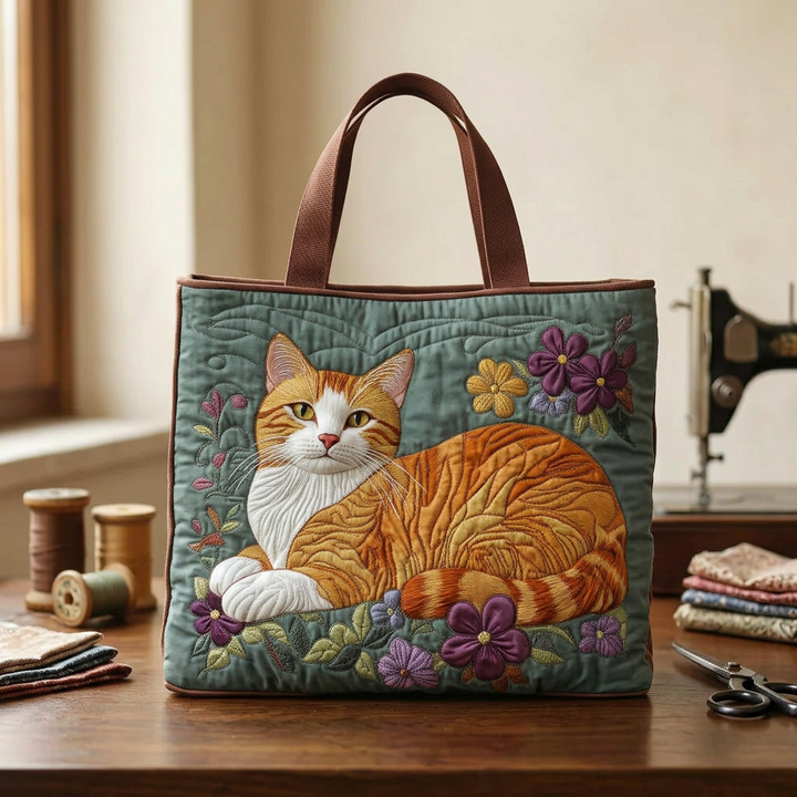Gestepptes rotes Katzenhandtasche – Geräumig und Leicht